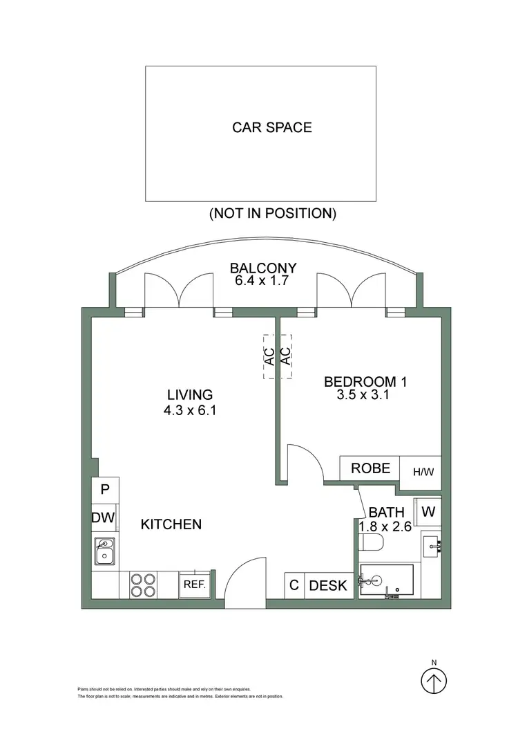 Floorplan of Homely apartment listing, 11/21 Wilson Street, South Yarra VIC 3141