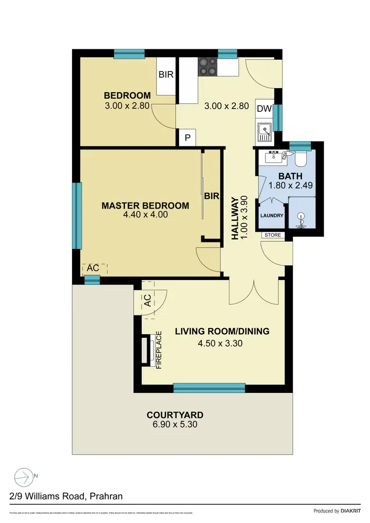 Floorplan of Homely apartment listing, 2/9 Williams Road, Prahran VIC 3181