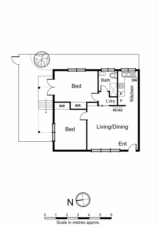 Floorplan of Homely apartment listing, 1/16 Fulton Street, Armadale VIC 3143