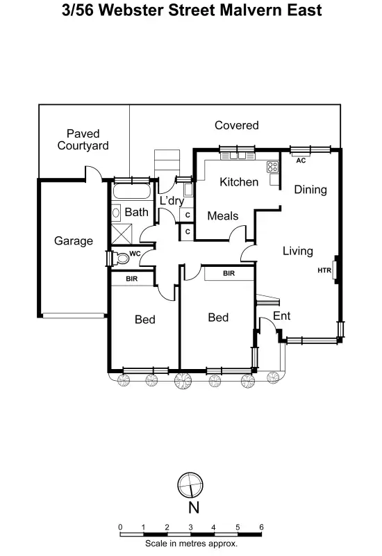 Floorplan of Homely unit listing, 3/56 Webster Street, Malvern East VIC 3145