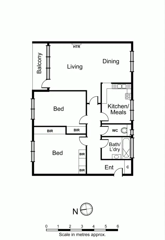 Floorplan of Homely apartment listing, 15/76 Mathoura Road, Toorak VIC 3142