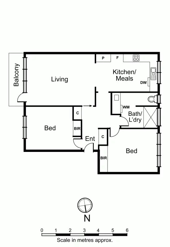 Floorplan of Homely apartment listing, 2/240 Waverley Road, Malvern East VIC 3145