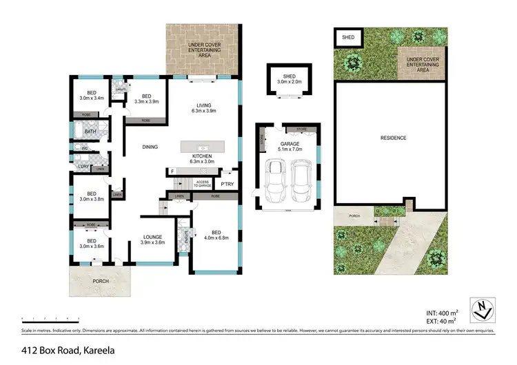 Floorplan of Homely house listing, 412 Box Road, Kareela NSW 2232