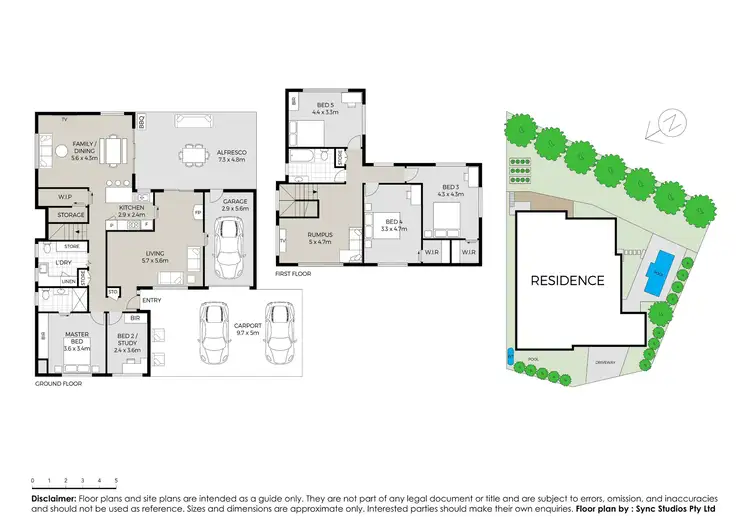 Floorplan of Homely house listing, 11 Madeleine Court, Mount Colah NSW 2079