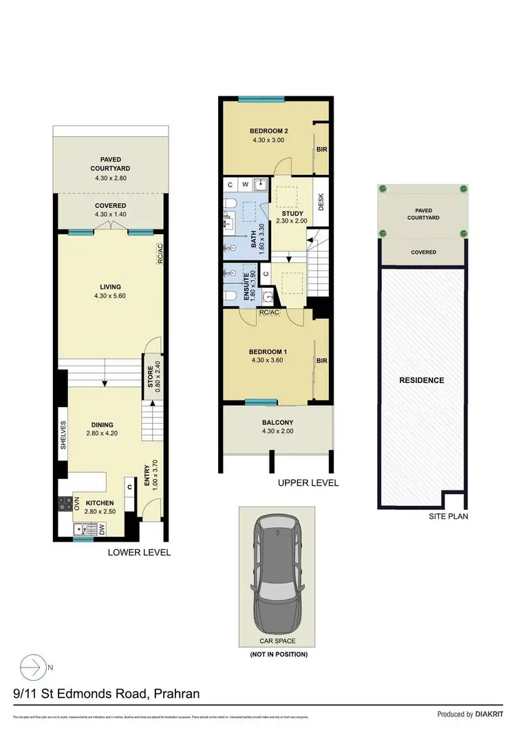 Floorplan of Homely apartment listing, 9/11 St Edmonds Road, Prahran VIC 3181
