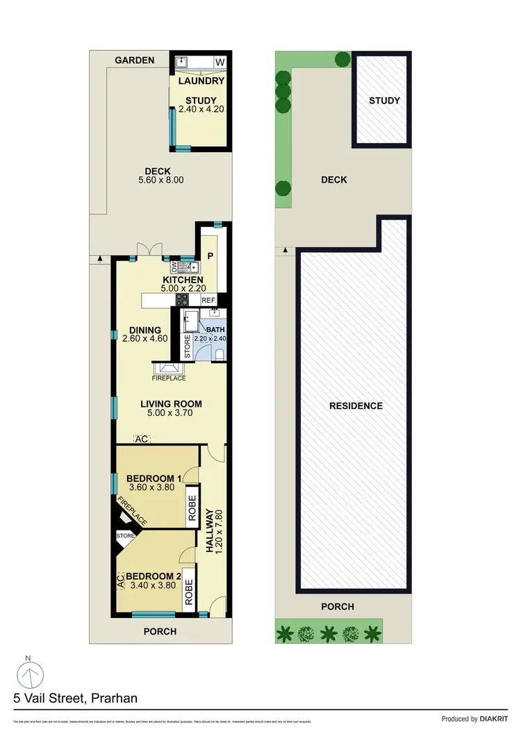 Floorplan of Homely house listing, 5 Vail Street, Prahran VIC 3181