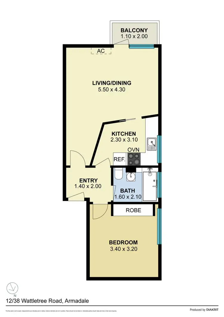 Floorplan of Homely apartment listing, 12/38 Wattletree Road, Armadale VIC 3143
