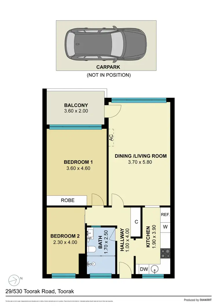 Floorplan of Homely apartment listing, 29/530 Toorak Road, Toorak VIC 3142