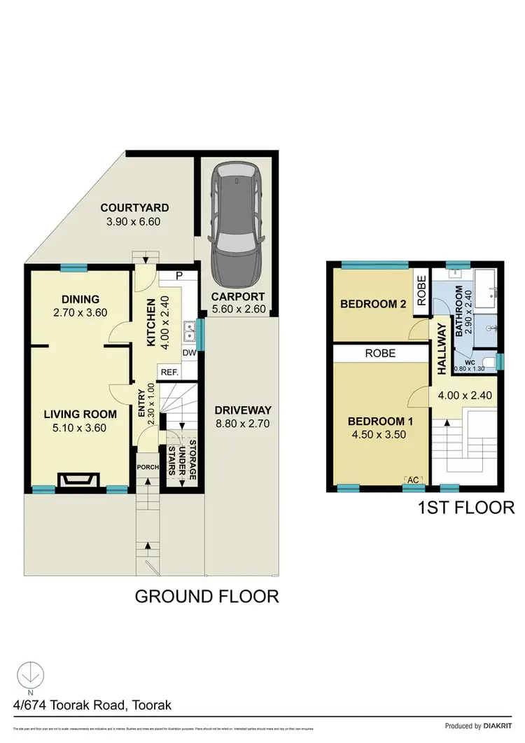Floorplan of Homely house listing, 4/674 Toorak Road, Toorak VIC 3142