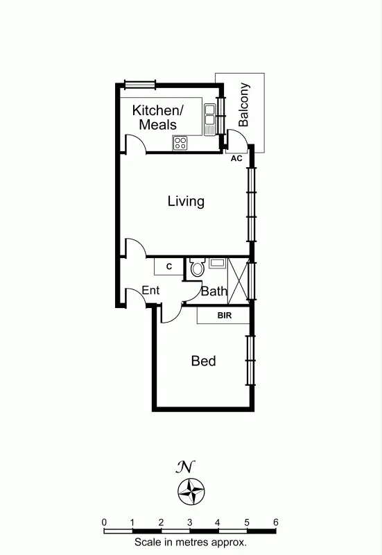 Floorplan of Homely apartment listing, 6/42 Wattletree Road, Armadale VIC 3143
