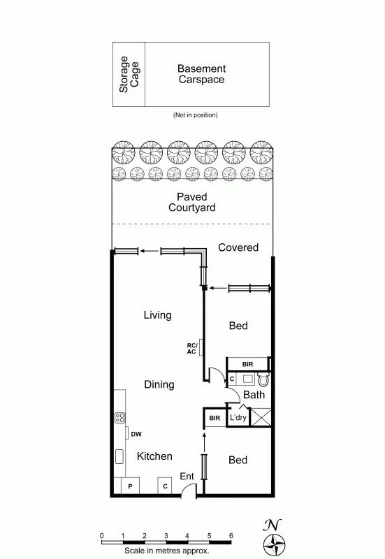 Floorplan of Homely apartment listing, 105/770C Toorak Road, Glen Iris VIC 3146