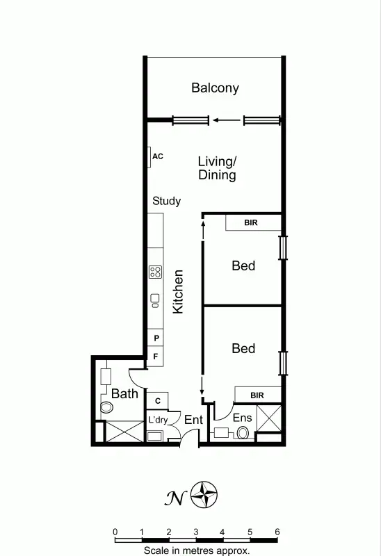Floorplan of Homely apartment listing, 314/15 Clifton Street, Prahran VIC 3181