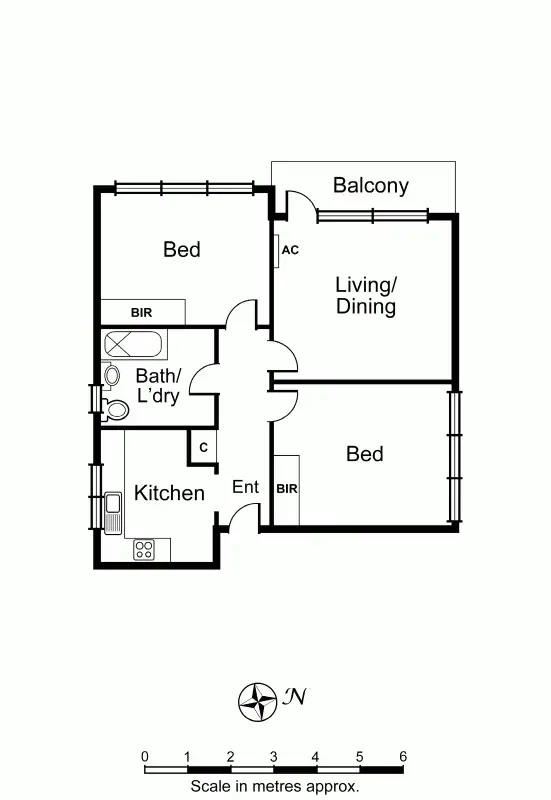 Floorplan of Homely apartment listing, 5/15 Hampden Road, Armadale VIC 3143