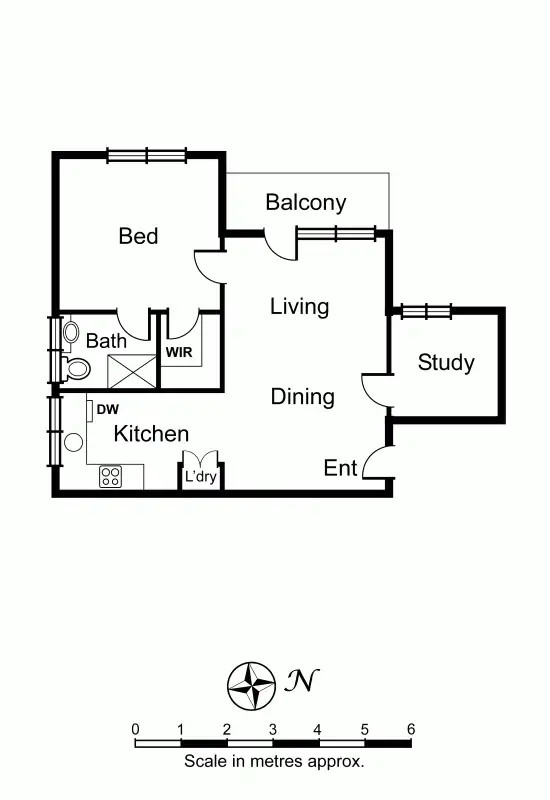 Floorplan of Homely apartment listing, 17/11 Llaneast Street, Armadale VIC 3143