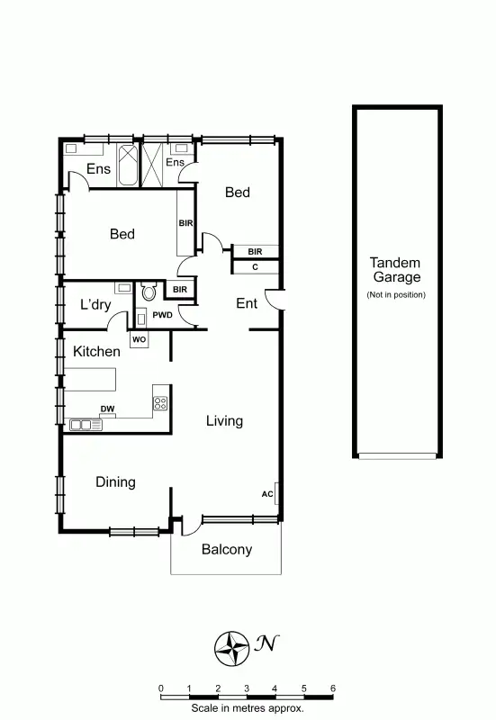 Floorplan of Homely apartment listing, 3/501 Orrong Road, Armadale VIC 3143
