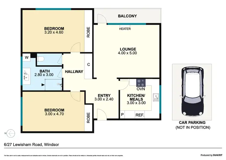 Floorplan of Homely apartment listing, 6/27 Lewisham Road, Prahran VIC 3181