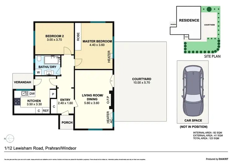 Floorplan of Homely apartment listing, 1/12 Lewisham Road, Windsor VIC 3181