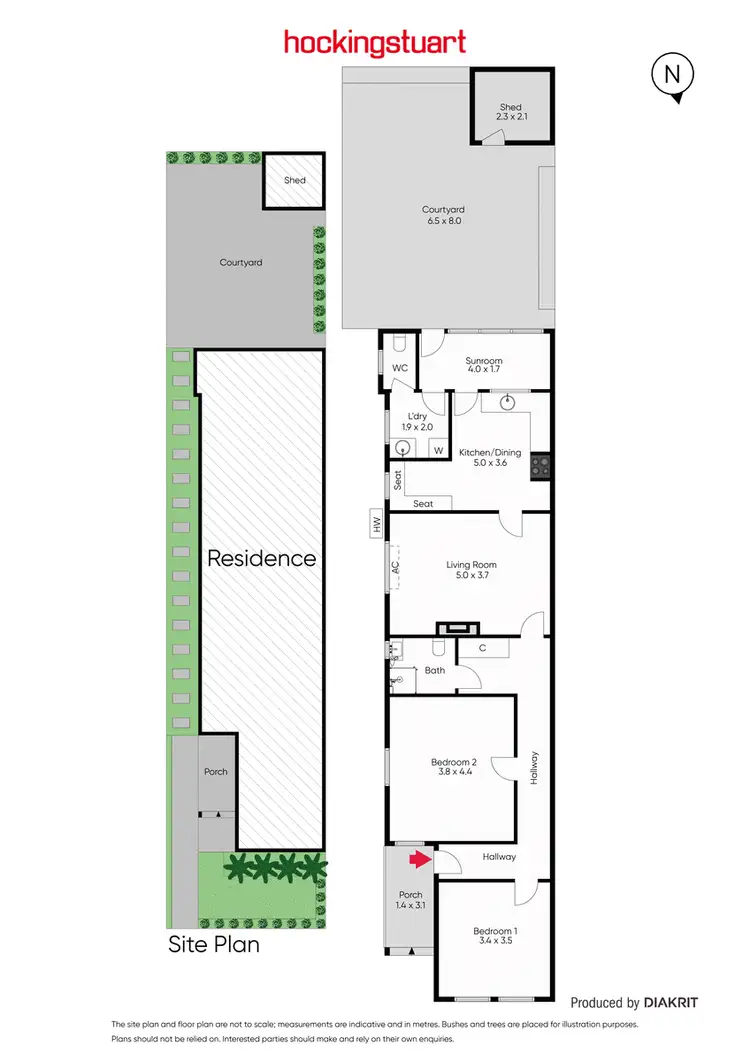 Floorplan of Homely house listing, 64a Clarke Street, Prahran VIC 3181
