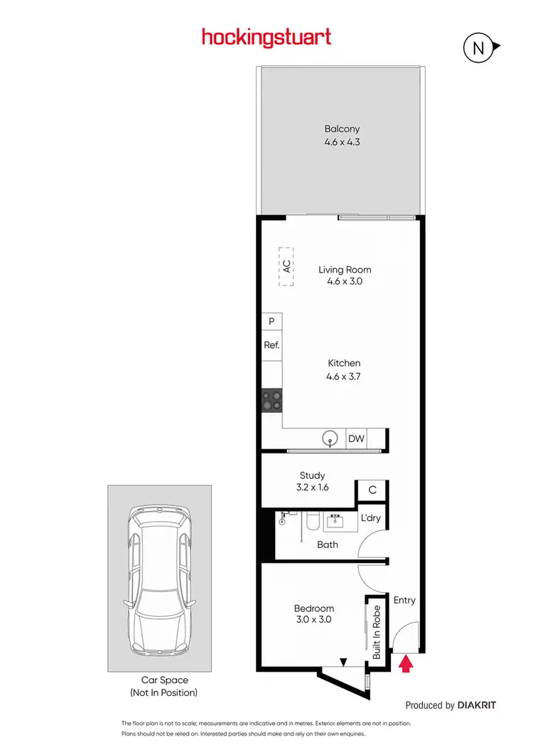Floorplan of Homely apartment listing, 301/47 Porter Street, Prahran VIC 3181