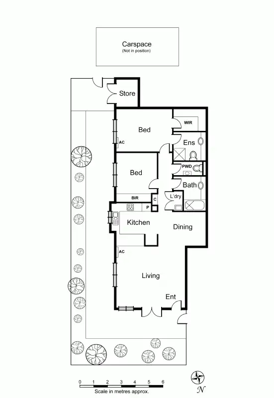 Floorplan of Homely apartment listing, 1/94-98 Wattletree Road, Armadale VIC 3143