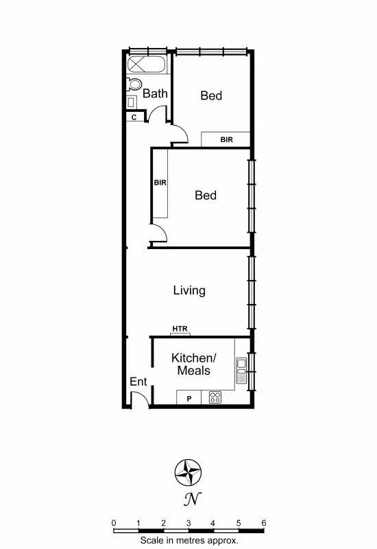 Floorplan of Homely apartment listing, 16/6-8 Avondale Road, Armadale VIC 3143