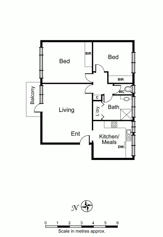 Floorplan of Homely apartment listing, 8/43 Williams Road, Prahran VIC 3181