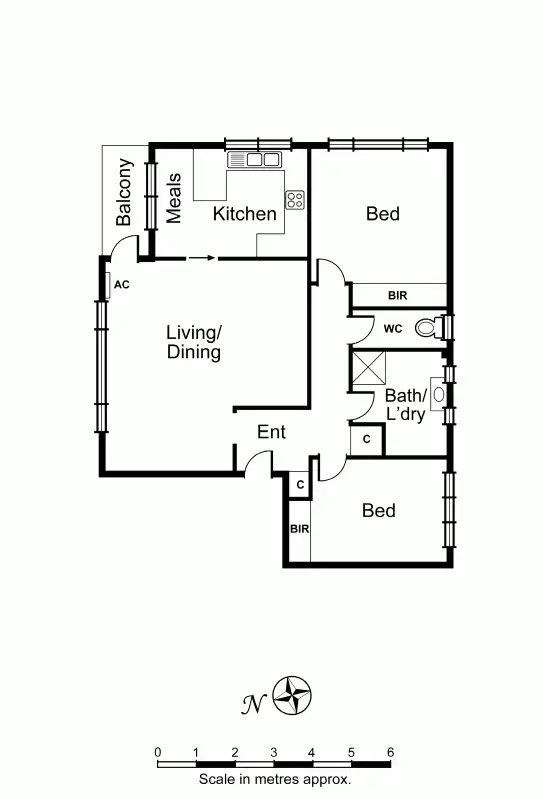 Floorplan of Homely apartment listing, 9/14 Denbigh Road, Armadale VIC 3143