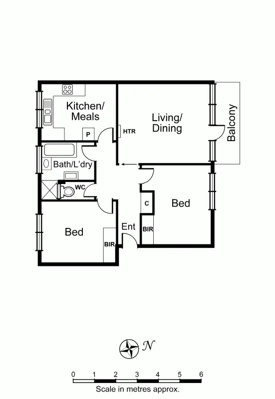 Floorplan of Homely apartment listing, 11/50 Sutherland Road, Armadale VIC 3143