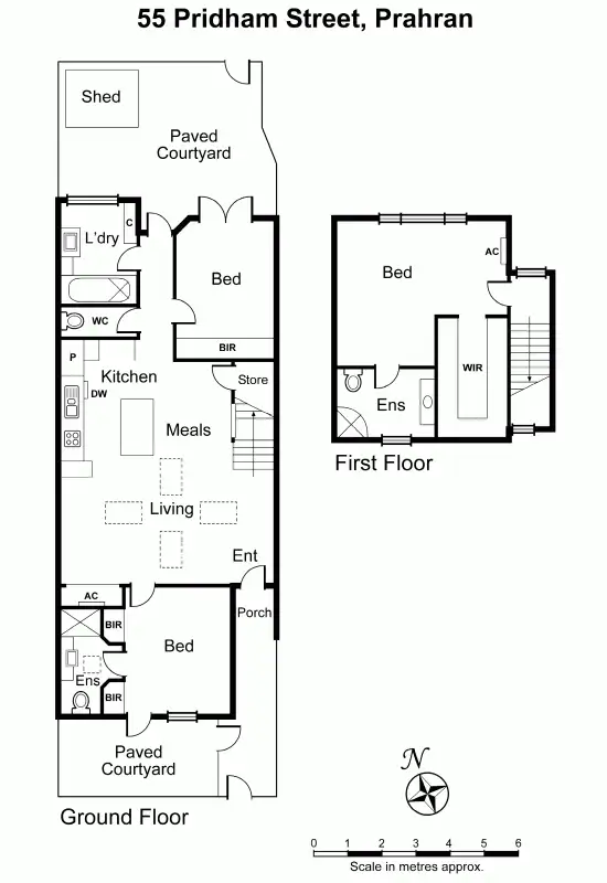 Floorplan of Homely house listing, 55 Pridham Street, Prahran VIC 3181