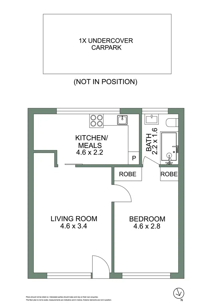 Floorplan of Homely apartment listing, 6/48 Cawkwell Street, Malvern VIC 3144