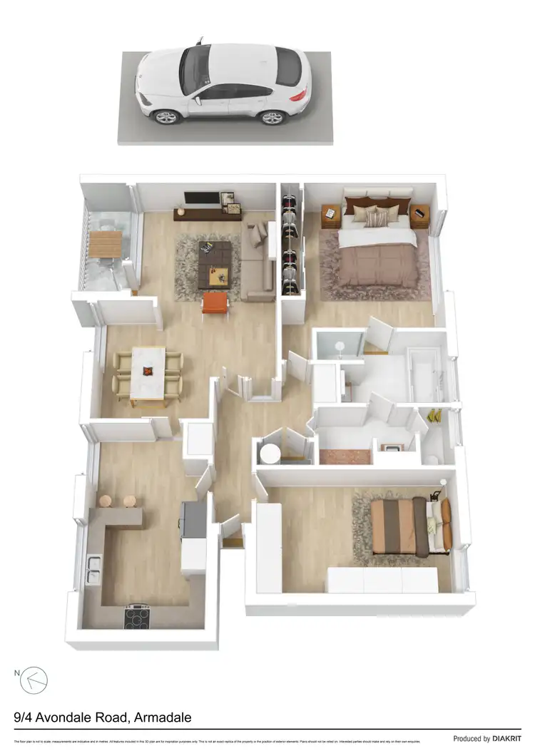Floorplan of Homely apartment listing, 9/4 Avondale Road, Armadale VIC 3143
