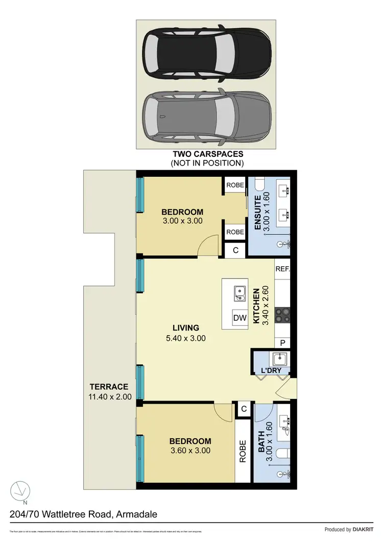 Floorplan of Homely apartment listing, 204/70 Wattletree Road, Armadale VIC 3143