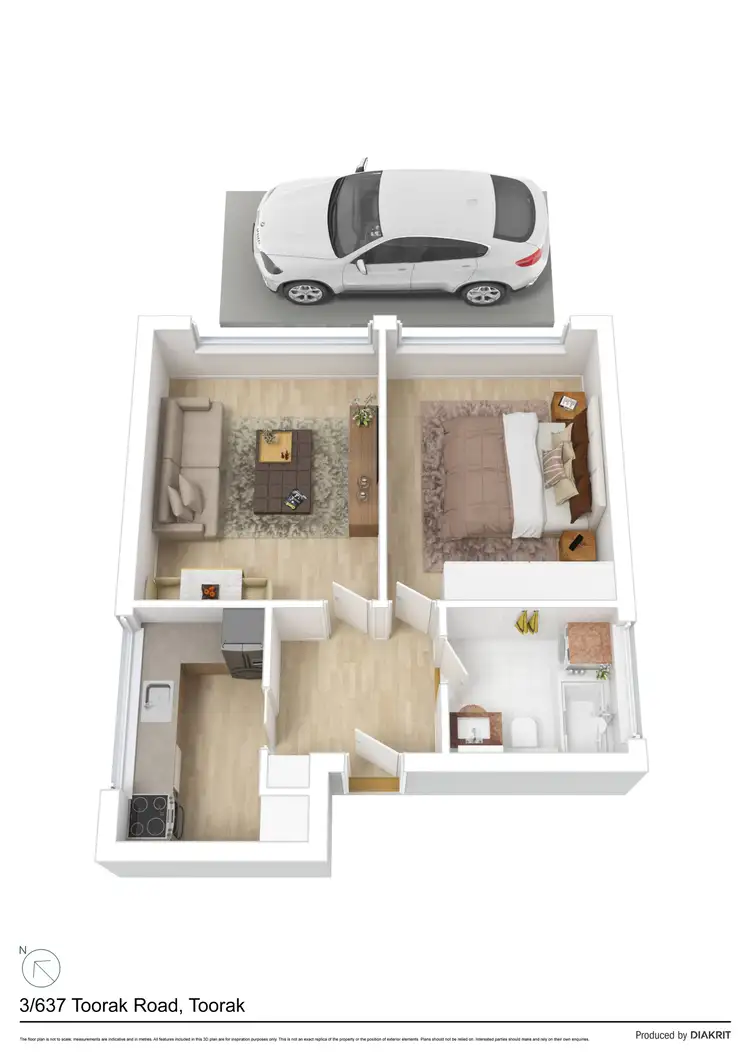 Floorplan of Homely apartment listing, 3/637 Toorak Road, Toorak VIC 3142