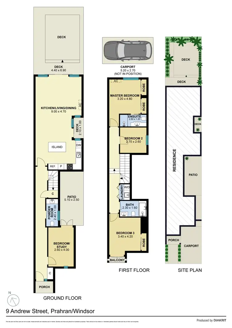 Floorplan of Homely house listing, 9 Andrew Street, Prahran VIC 3181