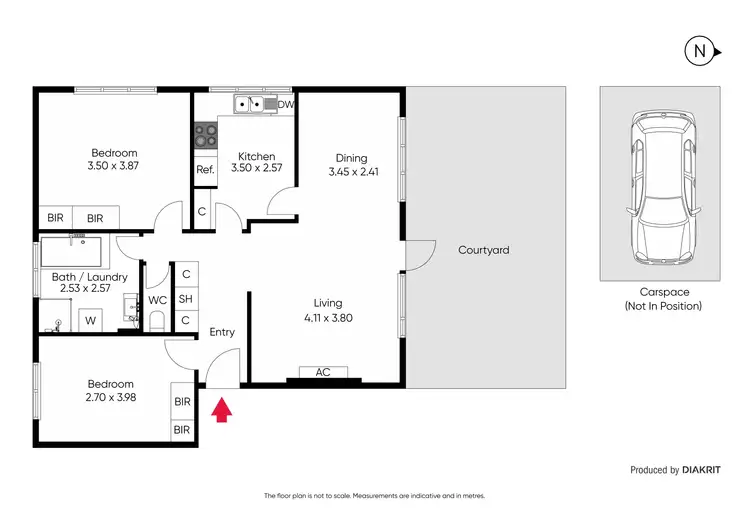 Floorplan of Homely apartment listing, 3/19 Fisher Street, Malvern East VIC 3145