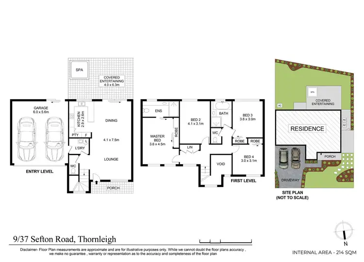 Floorplan of Homely townhouse listing, 9/37 Sefton Road, Thornleigh NSW 2120