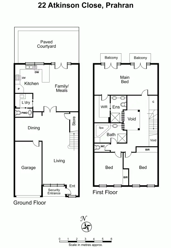 Floorplan of Homely house listing, 22 Atkinson Close, Prahran VIC 3181