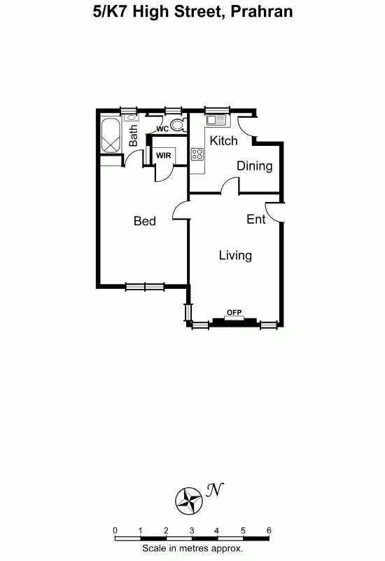 Floorplan of Homely unit listing, 5/K7 High Street, Prahran VIC 3181