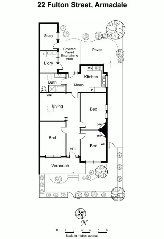 Floorplan of Homely house listing, 22 Fulton Street, Armadale VIC 3143