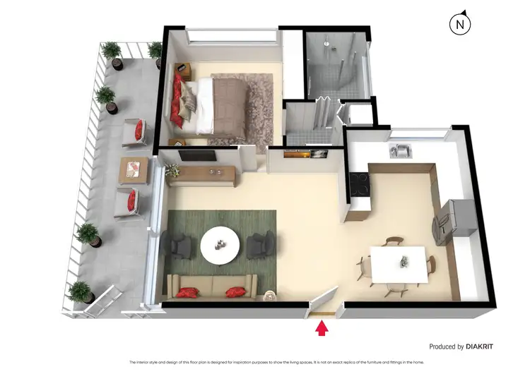 Floorplan of Homely apartment listing, 1/30 Williams Road, Prahran VIC 3181