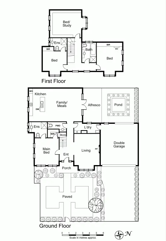 Floorplan of Homely house listing, 1/38 Hillside Parade, Glen Iris VIC 3146