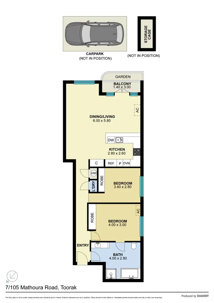 Floorplan of Homely apartment listing, 7/105 Mathoura Road, Toorak VIC 3142