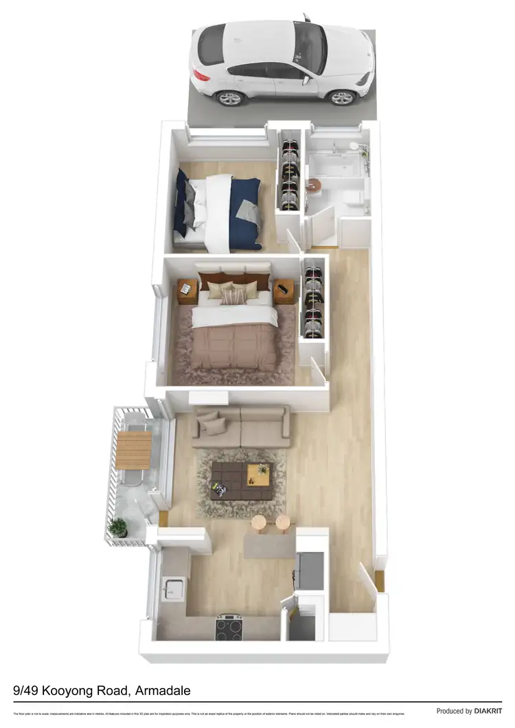 Floorplan of Homely apartment listing, 9/49 Kooyong Road, Armadale VIC 3143