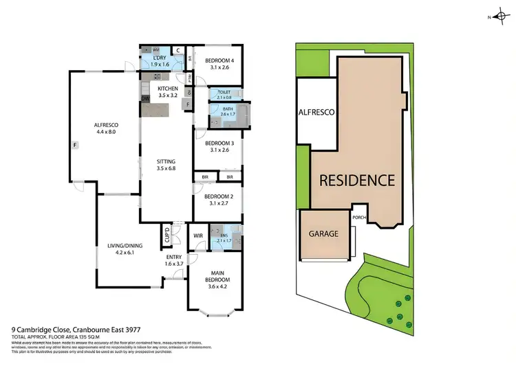 Floorplan of Homely house listing, 9 Cambridge Close, Cranbourne East VIC 3977