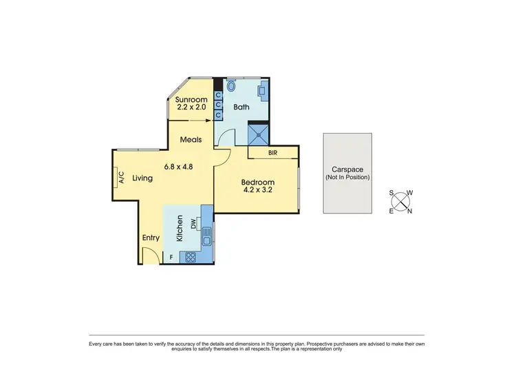 Floorplan of Homely apartment listing, 7/58 The Avenue, Prahran VIC 3181