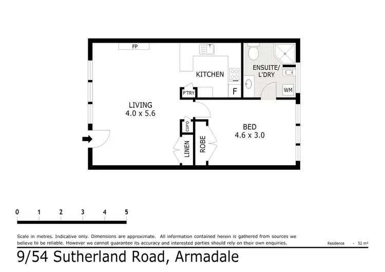 Floorplan of Homely apartment listing, 9/54 Sutherland Road, Armadale VIC 3143