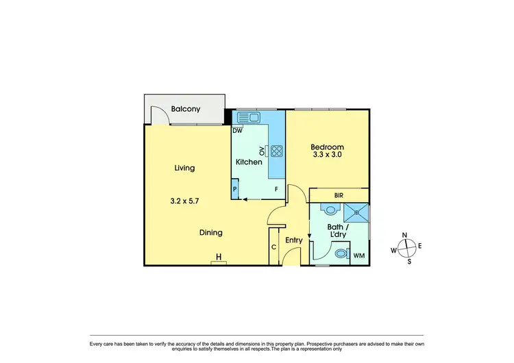 Floorplan of Homely apartment listing, 3/384 Toorak Road, South Yarra VIC 3141