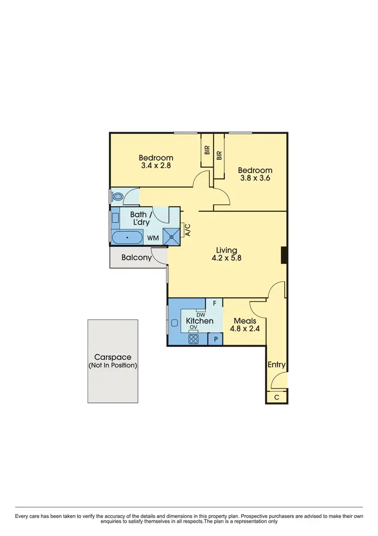 Floorplan of Homely apartment listing, 8/30-32 Hunter Street, Malvern VIC 3144