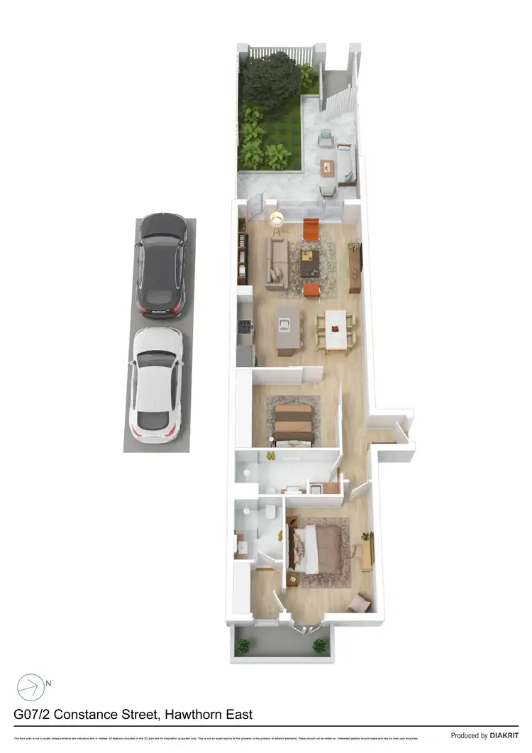 Floorplan of Homely apartment listing, G07/2 Constance Street, Hawthorn East VIC 3123