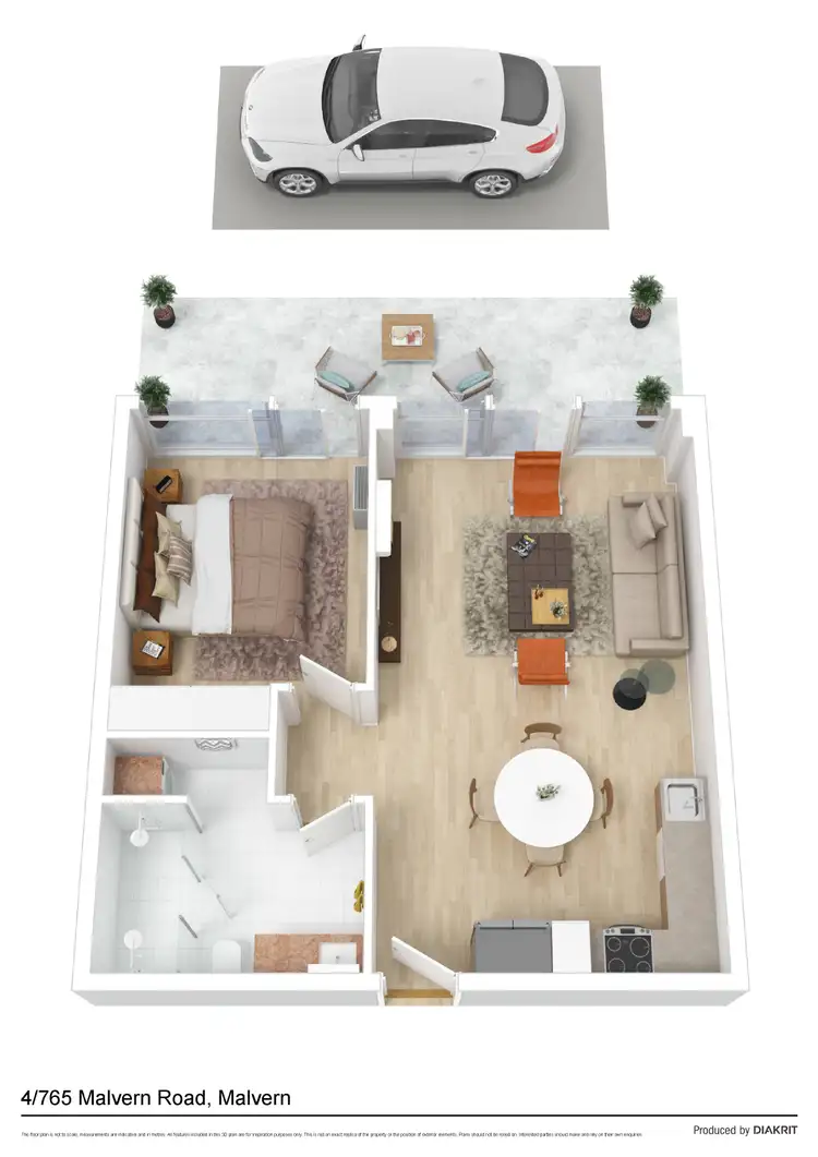Floorplan of Homely apartment listing, 4/765 Malvern Road, Toorak VIC 3142